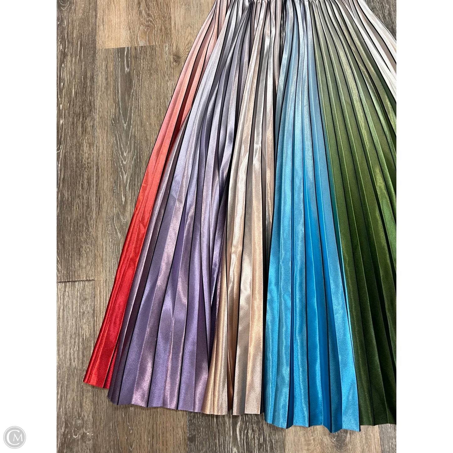 Skirt Maxi By Anthropologie In Rainbow Print, Size: 2