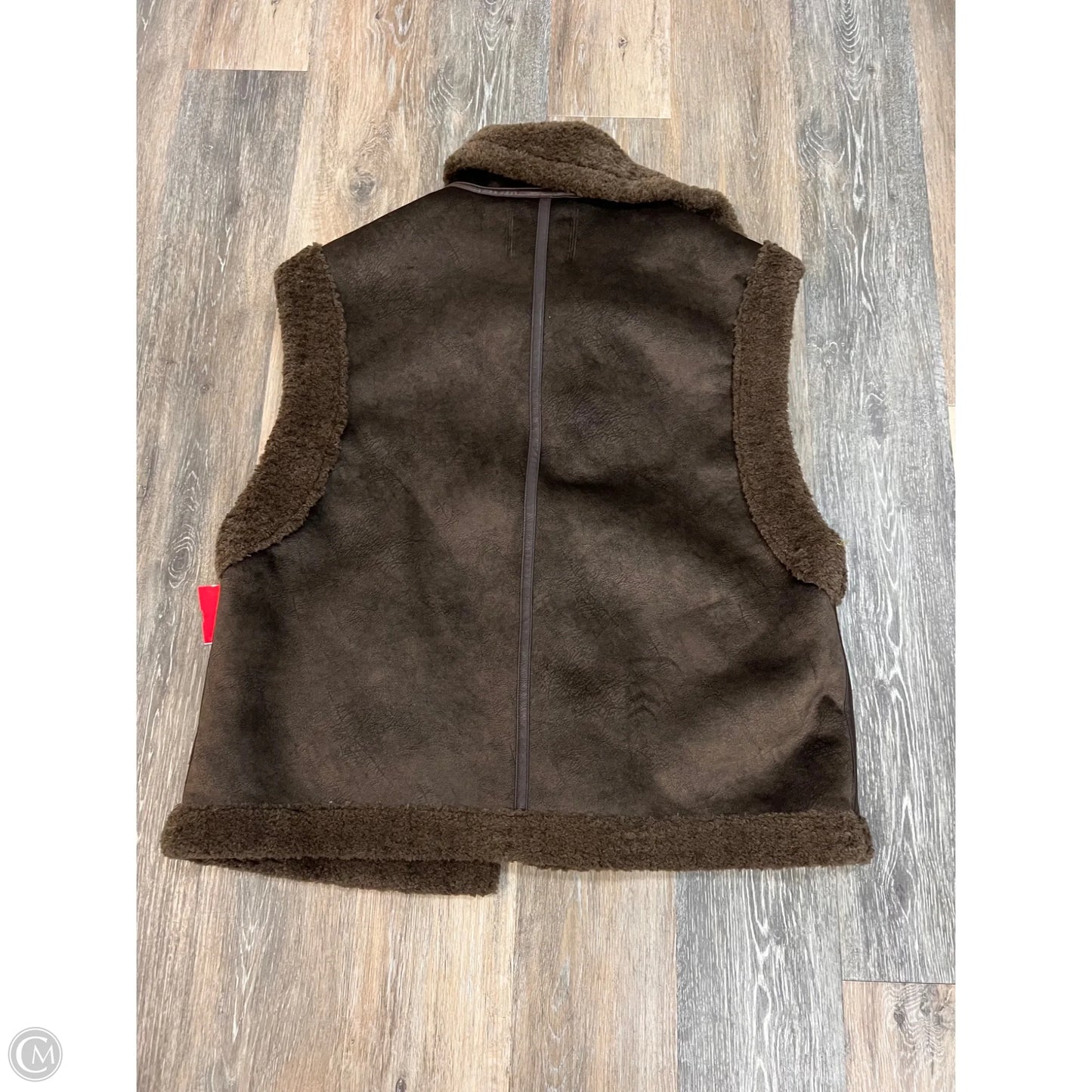 Vest Designer By Frye In Brown, Size: Xl