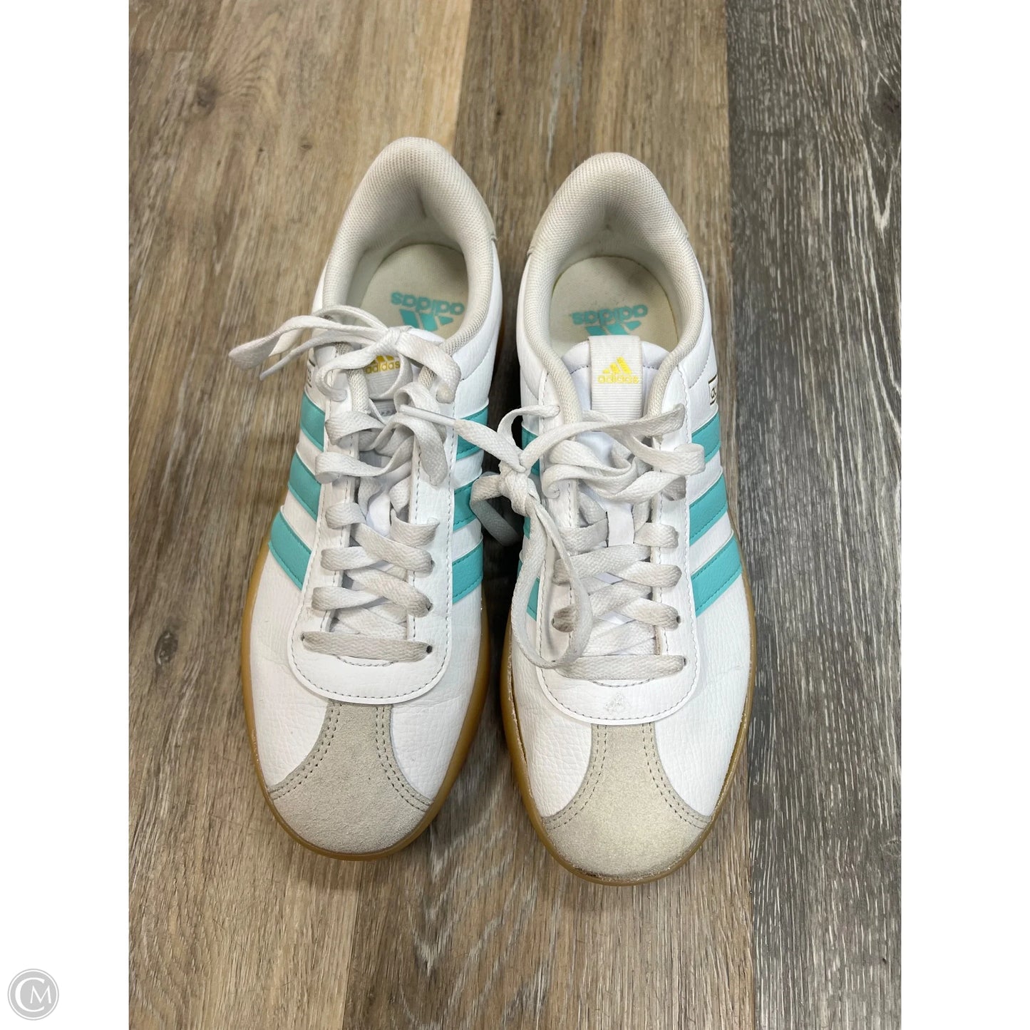 Shoes Athletic By Adidas In White, Size: 9