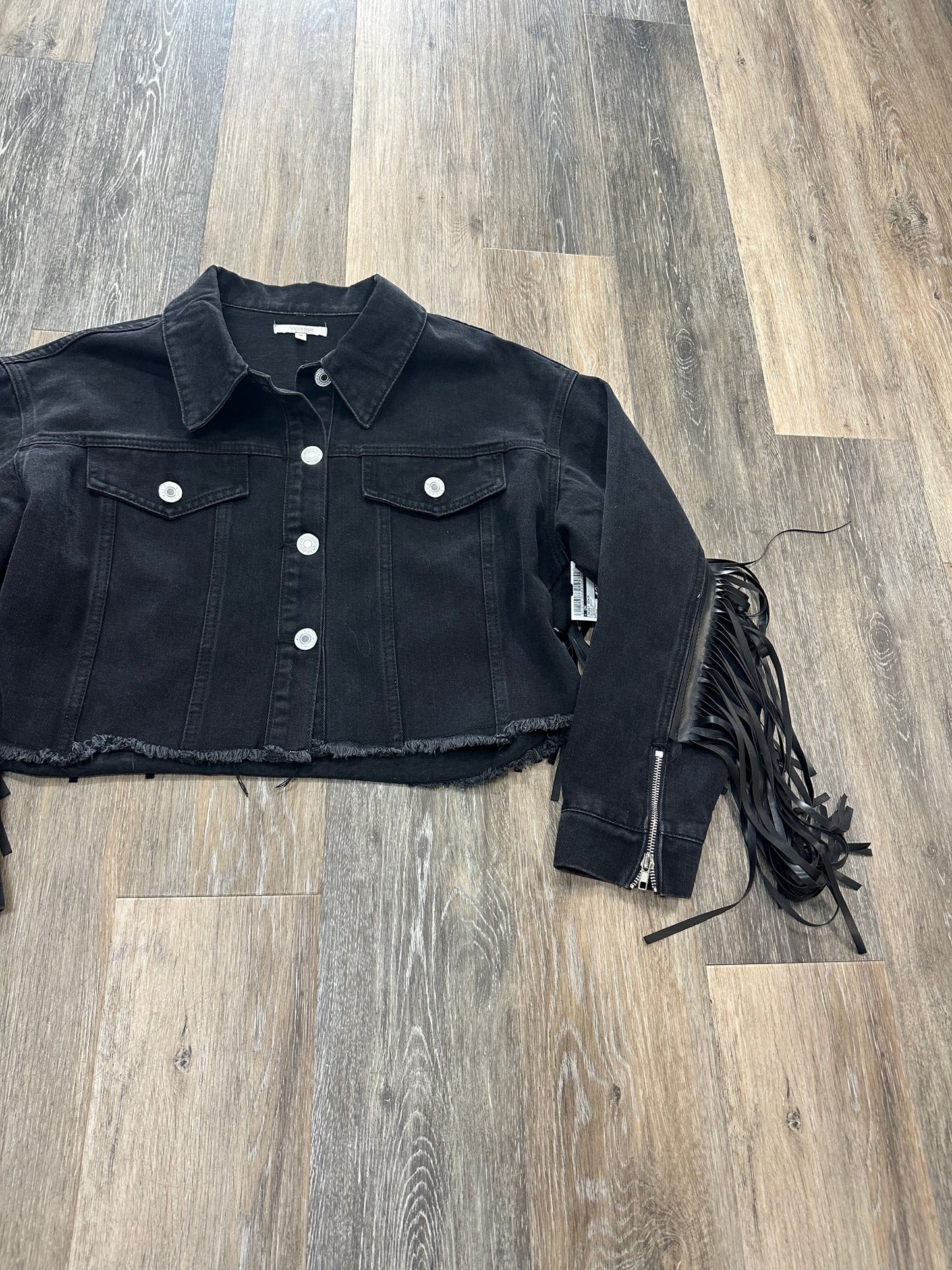 Jacket Denim By Veveret Size: M