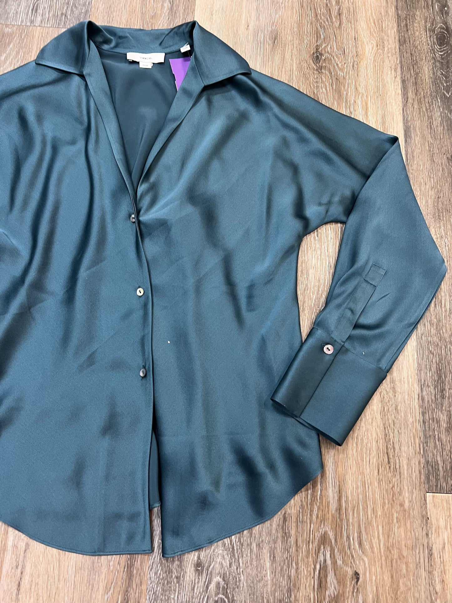 Blouse Long Sleeve By Vince Size: Xs