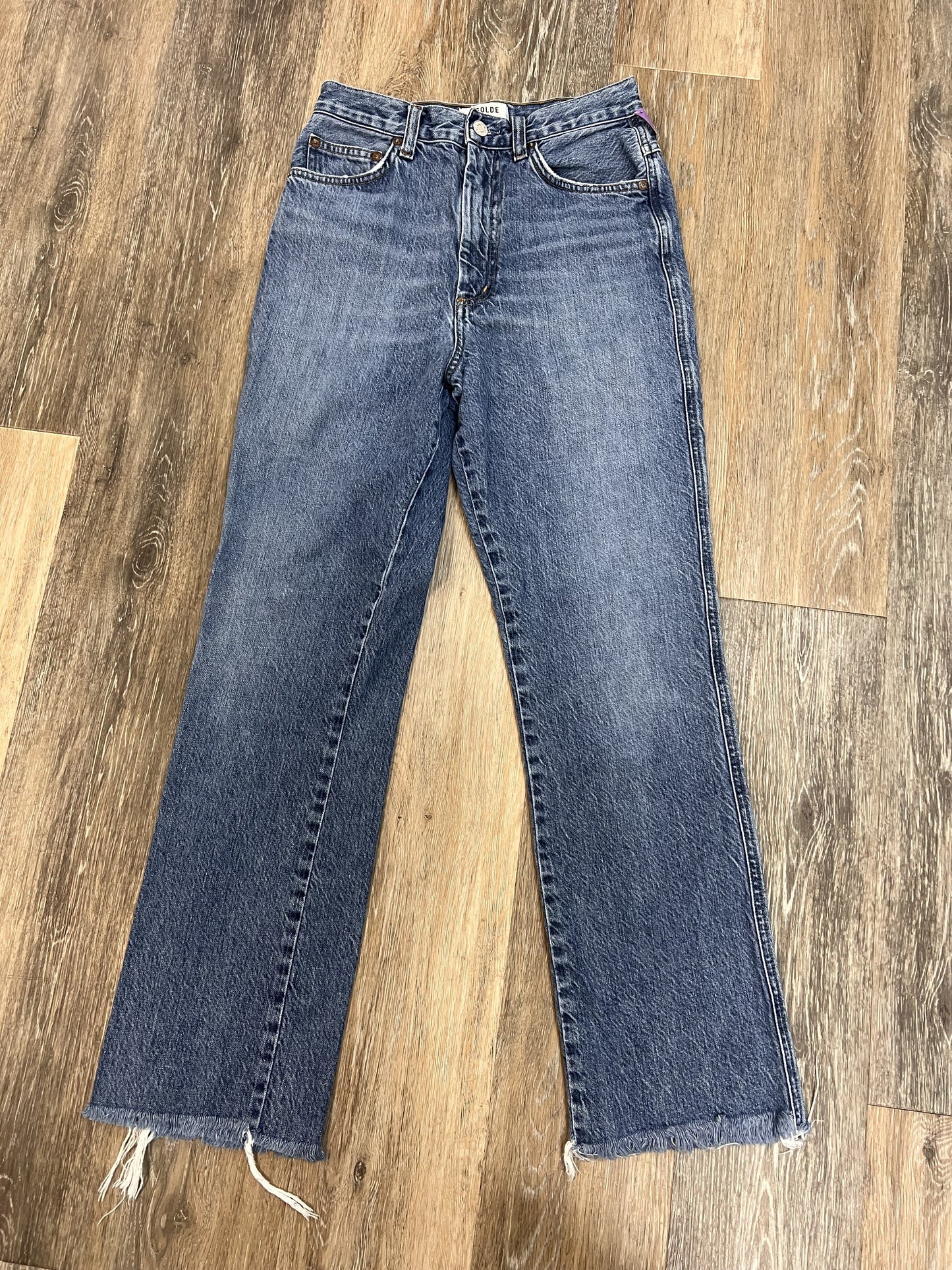 Jeans Straight By Agolde Size: 1/25