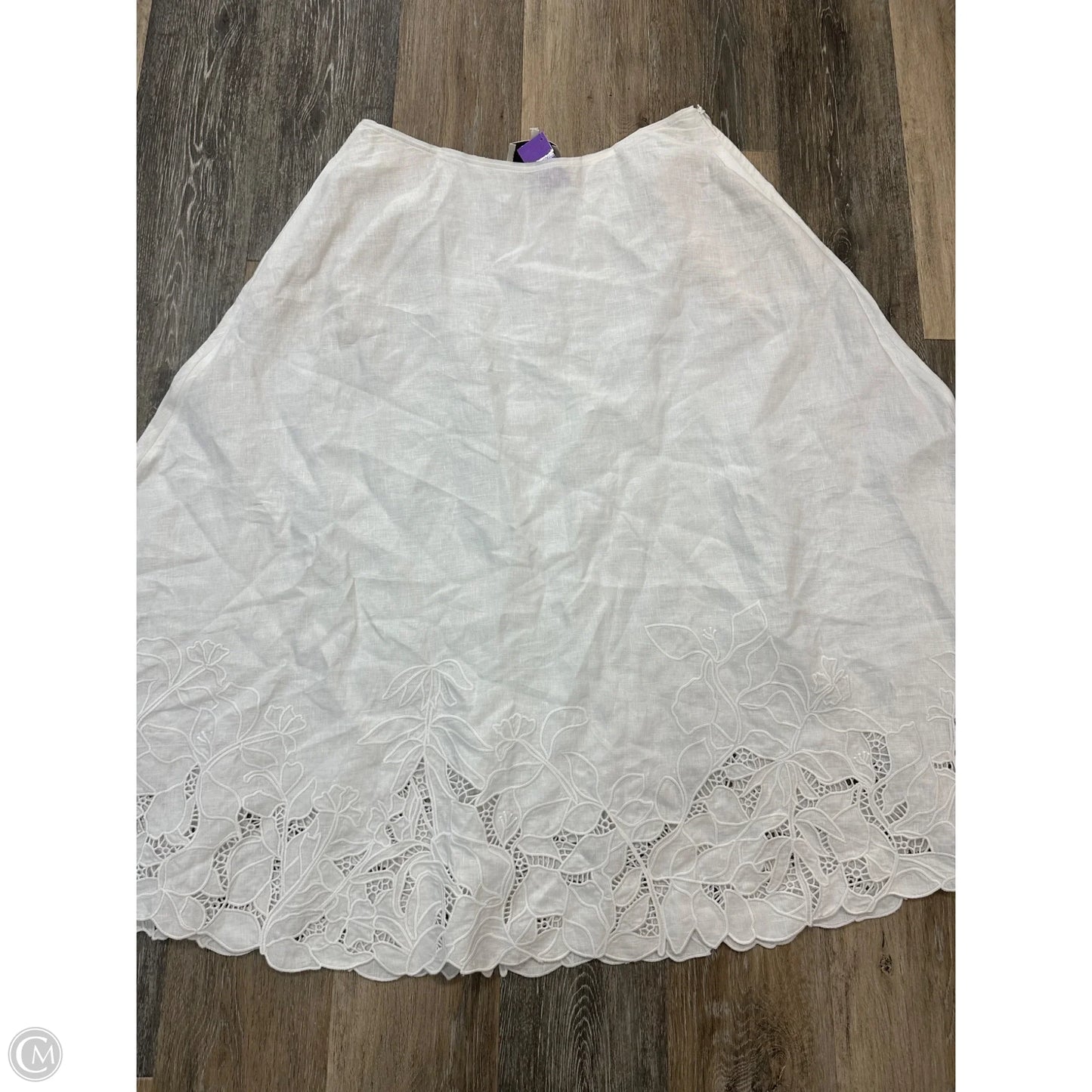 Skirt Designer By Lafayette 148 In White, Size: 12
