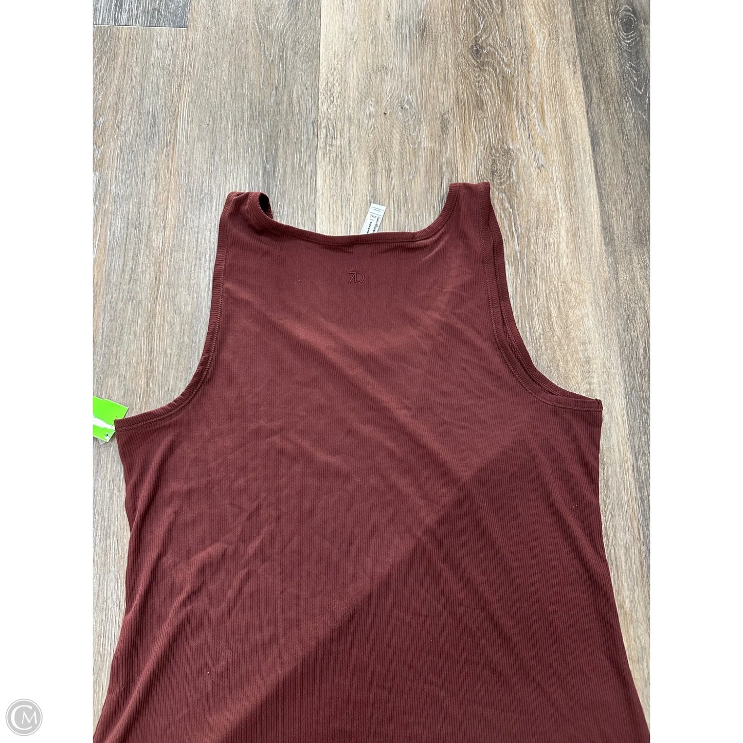 Tank Top By 7 Diamonds In Red Print, Size: 2x