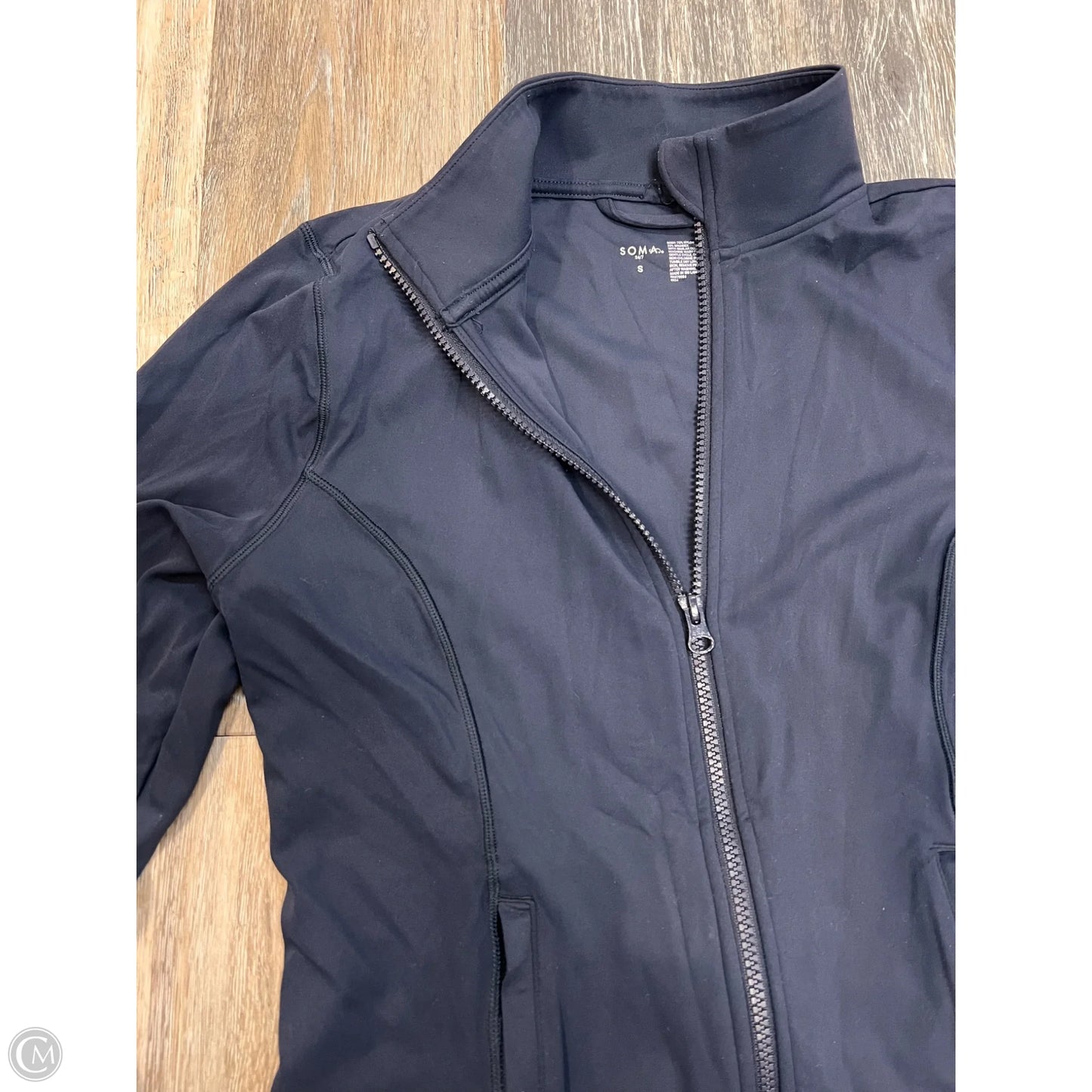 Athletic Jacket By Soma In Blue, Size: S