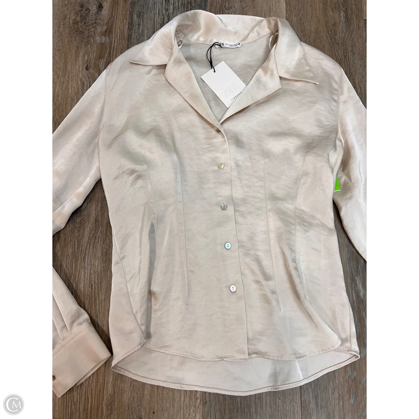 Pajamas 2pc By Zara In Cream, Size: 8