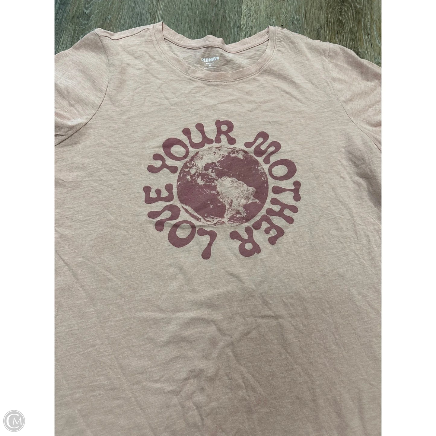 Top Short Sleeve By Old Navy In Pink, Size: Xl