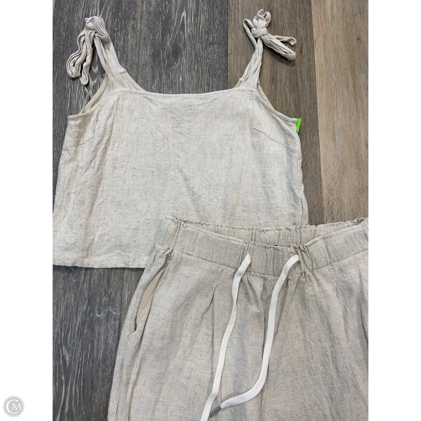 Pants Set 2pc By Lucy Paris In Tan, Size: S