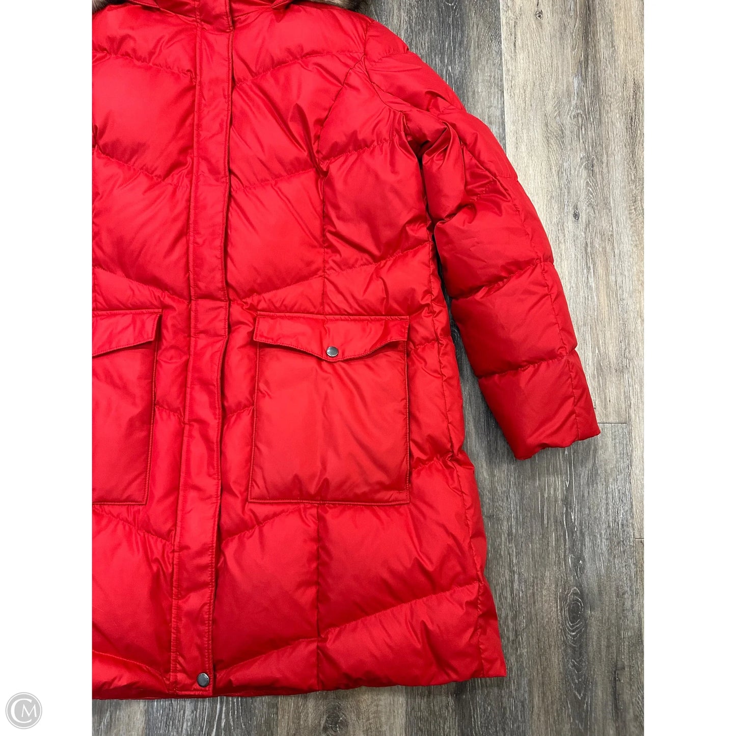 Coat Parka By Eddie Bauer In Red, Size: Xl