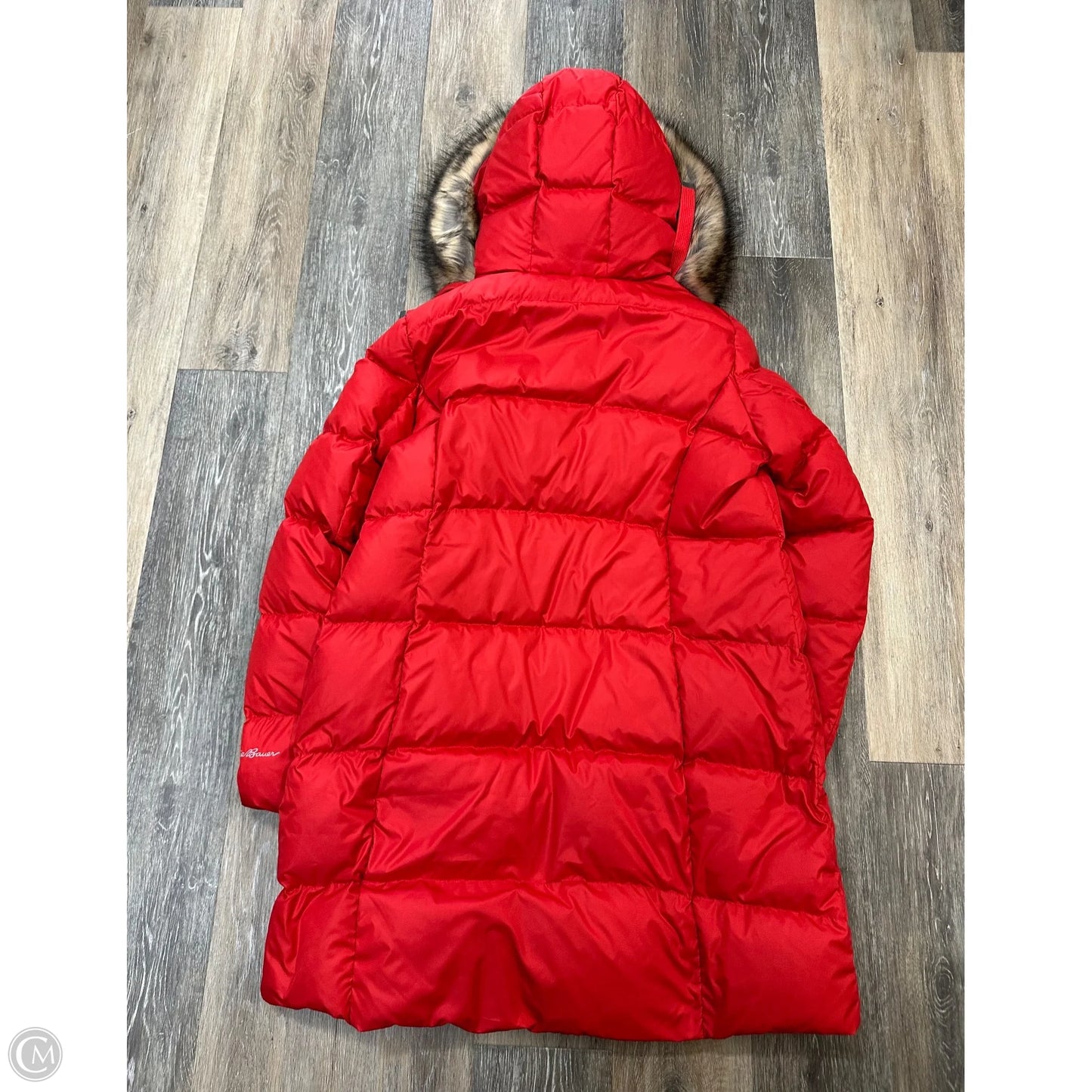 Coat Parka By Eddie Bauer In Red, Size: Xl