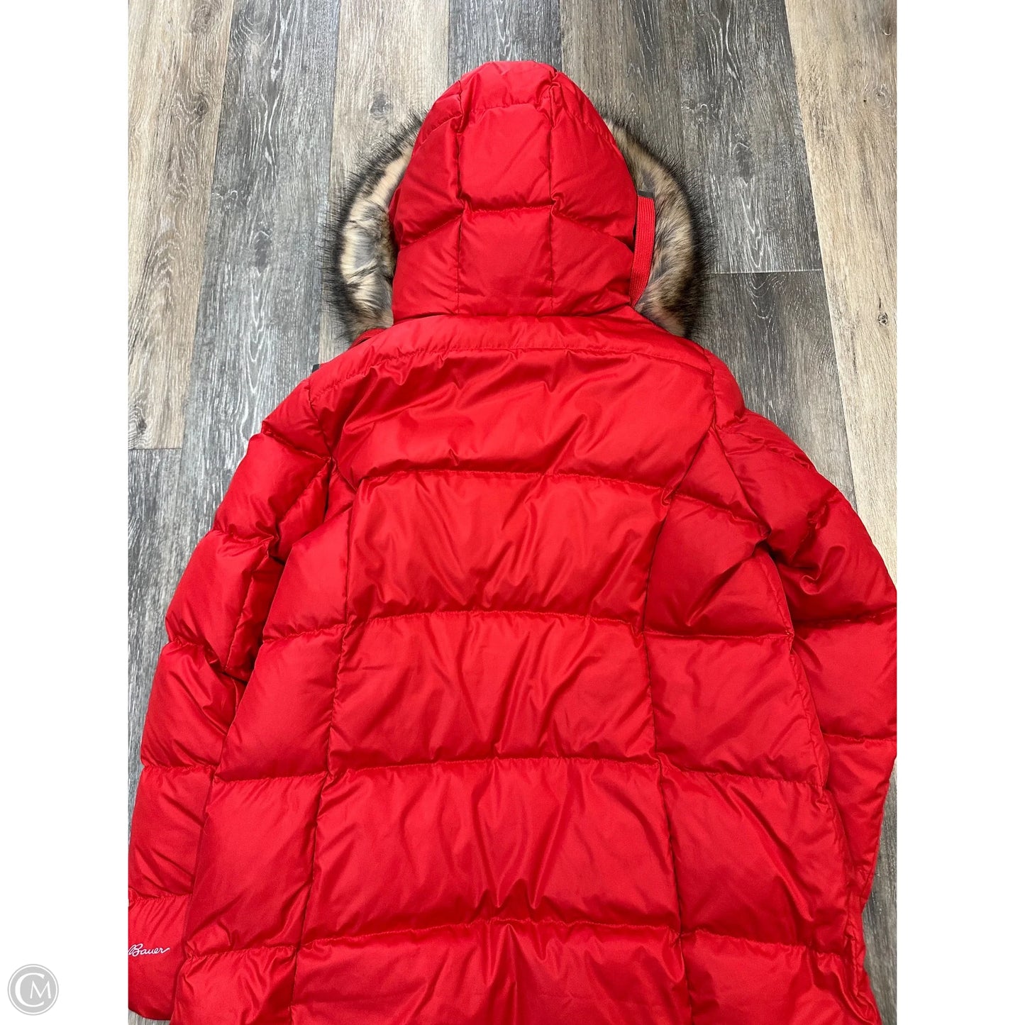 Coat Parka By Eddie Bauer In Red, Size: Xl
