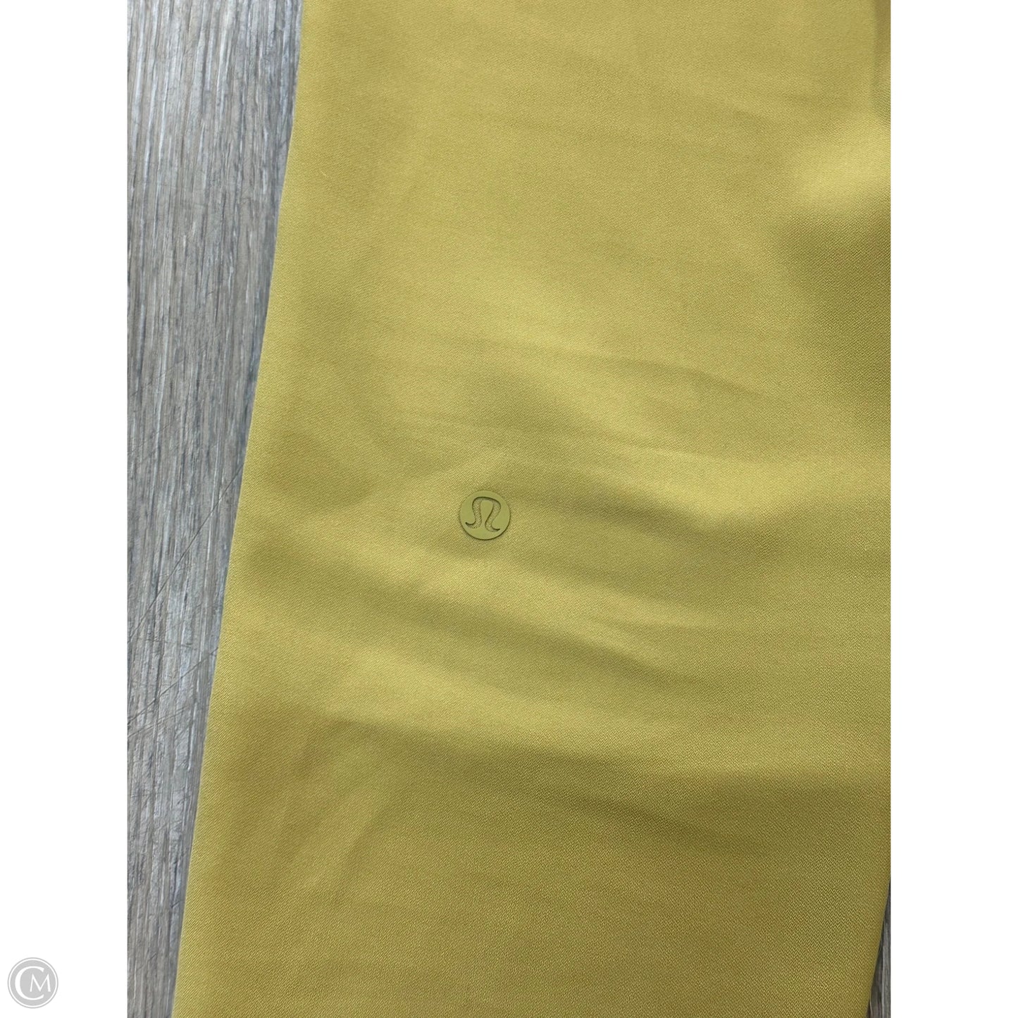 Athletic Pants By Lululemon In Yellow, Size: 2