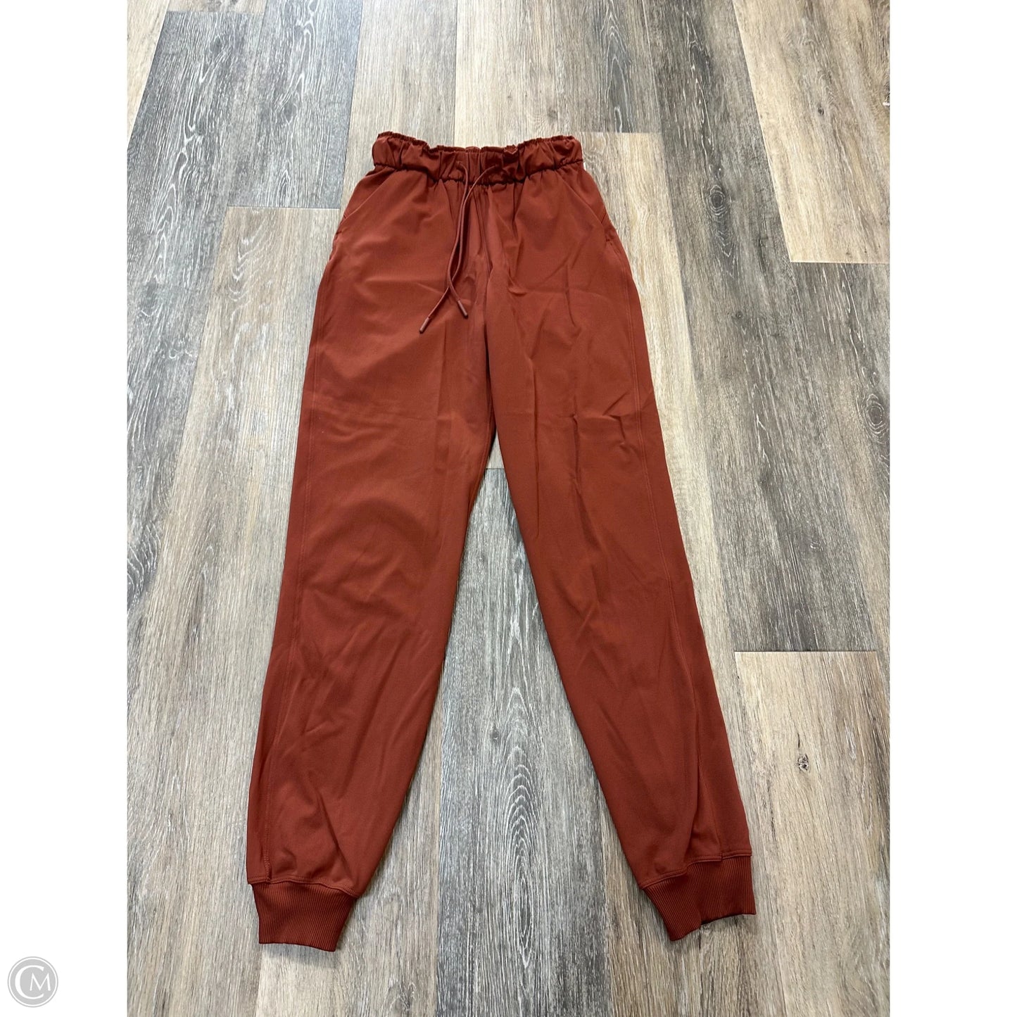Athletic Pants By Lululemon In Orange, Size: 2