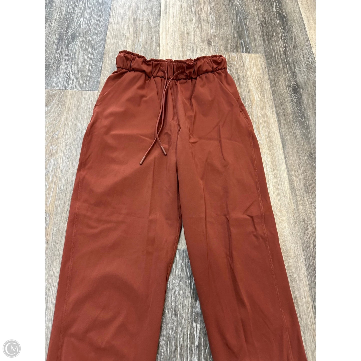 Athletic Pants By Lululemon In Orange, Size: 2