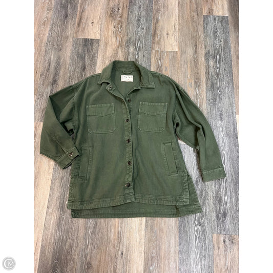 Jacket Denim By We The Free In Green Denim, Size: Xs