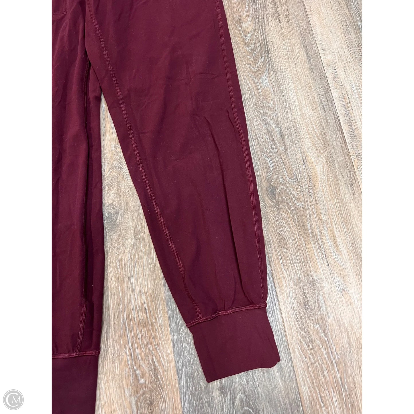 Athletic Pants By Lululemon In Maroon, Size: 6