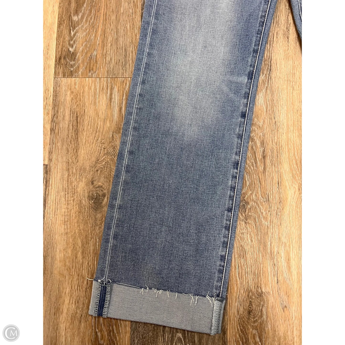 Jeans Straight By Mica In Blue Denim, Size: 1/25