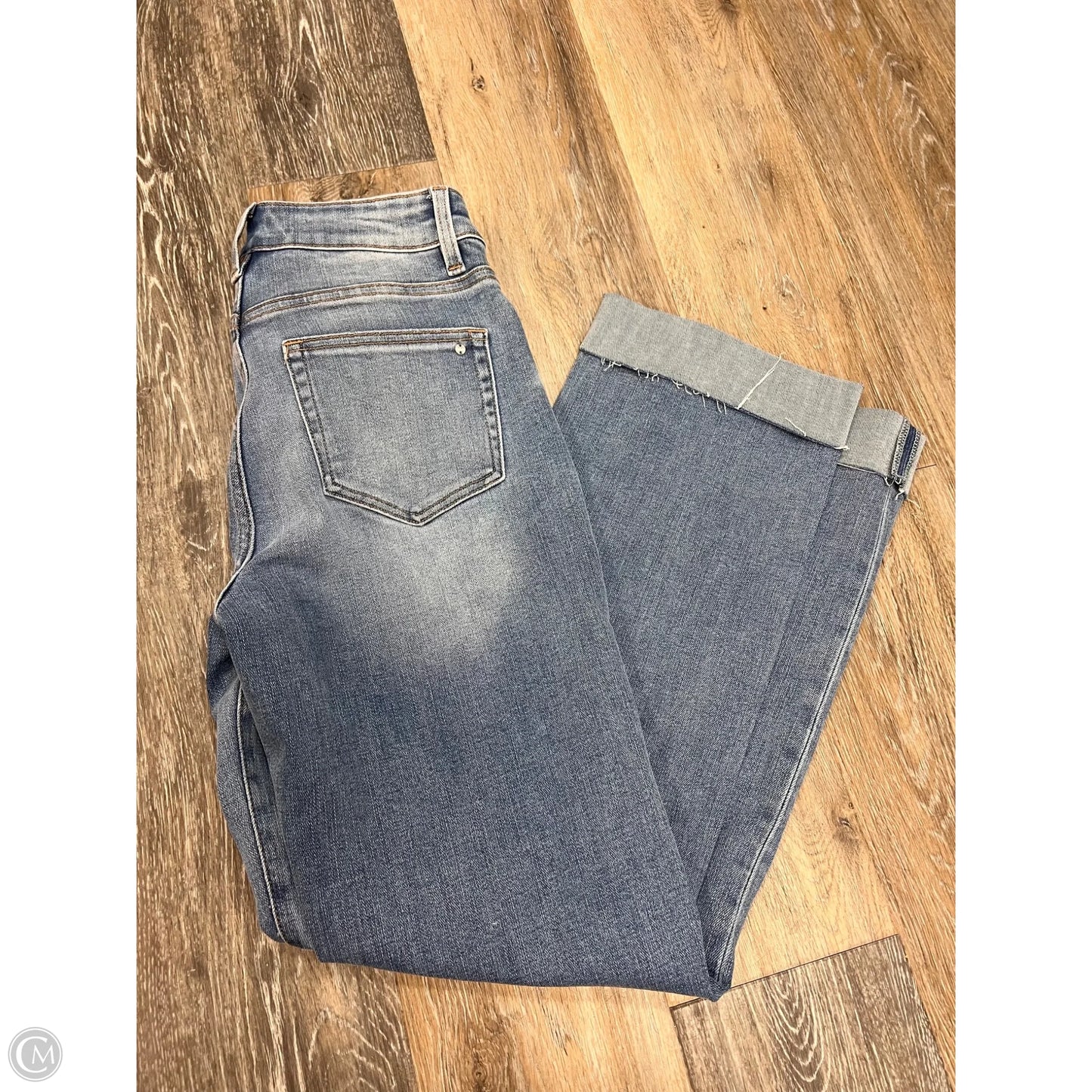 Jeans Straight By Mica In Blue Denim, Size: 1/25