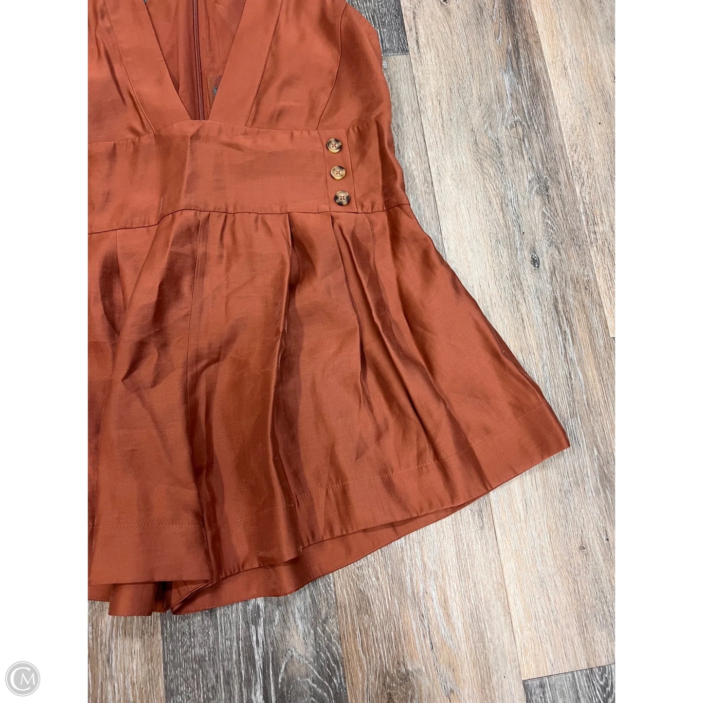 Romper By Anthropologie In Brown, Size: Xxs