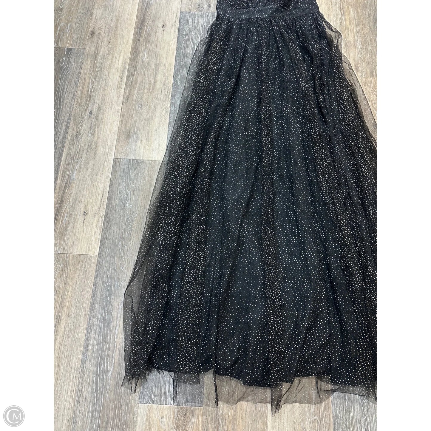 Dress Party Long By Showpo In Black, Size: 8