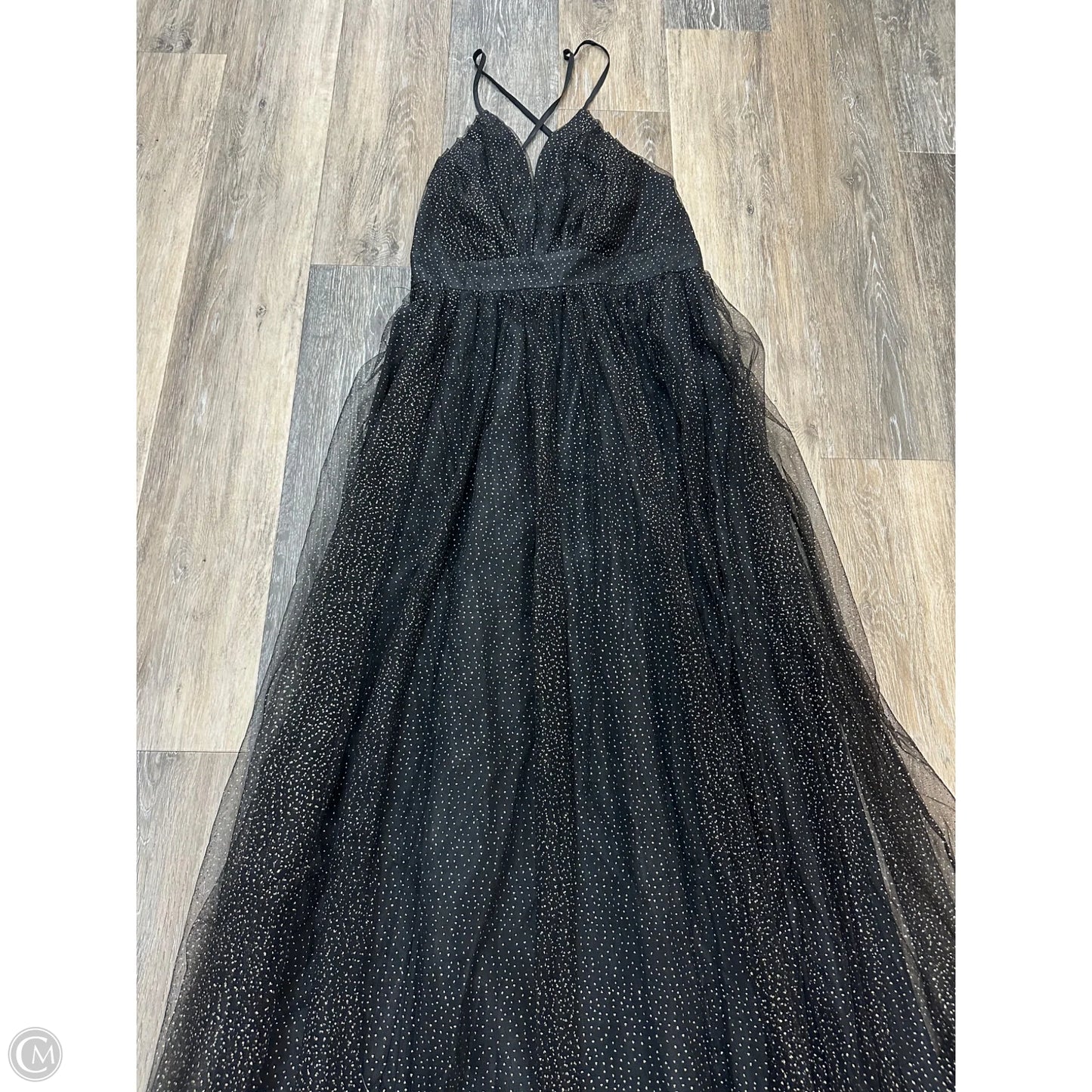 Dress Party Long By Showpo In Black, Size: 8
