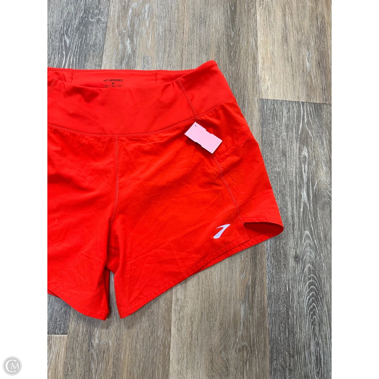 Athletic Shorts By Brooks In Red, Size: M