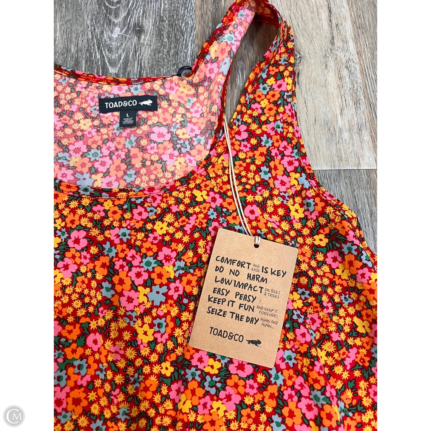 Jumpsuit By Toad & Co In Floral Print, Size: L