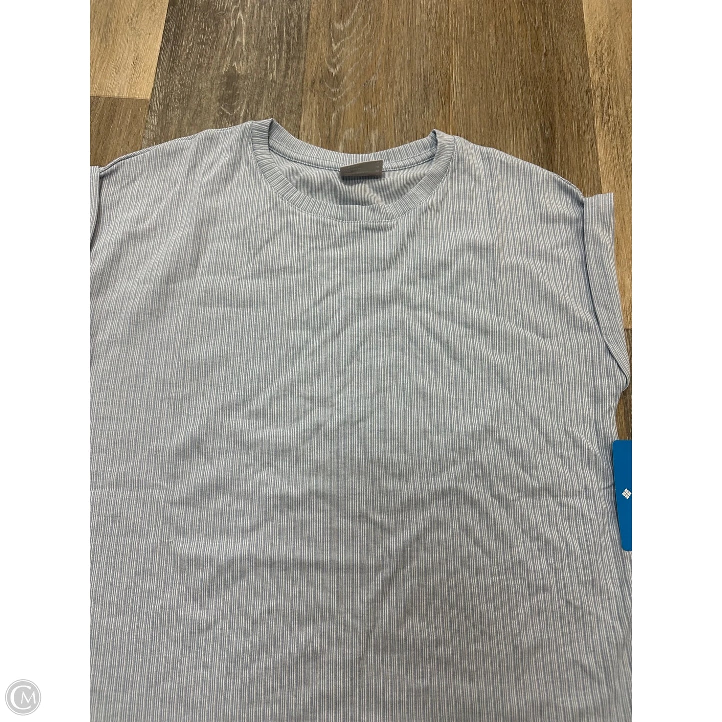 Top Short Sleeve By Columbia In Blue, Size: M
