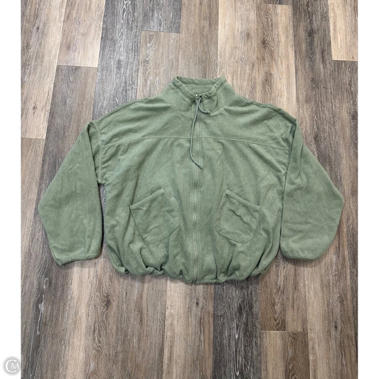 Jacket Fleece By The Nines In Green, Size: 3x