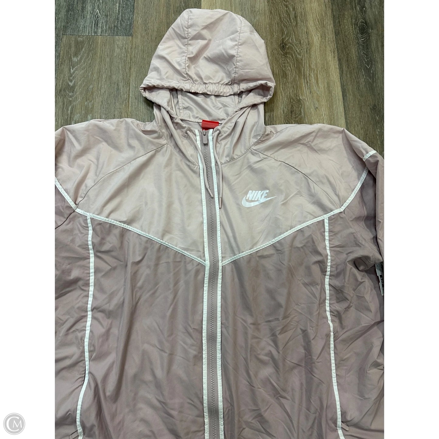 Athletic Jacket By Nike Apparel In Pink, Size: 3x