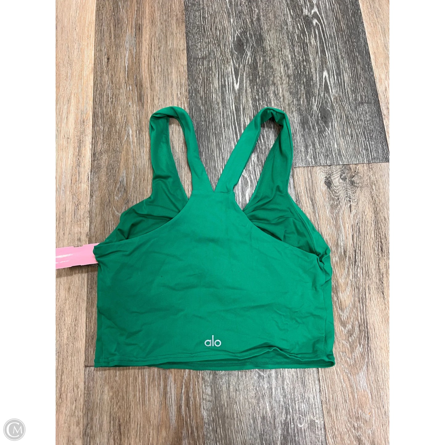 Athletic Bra By Alo In Green, Size: M