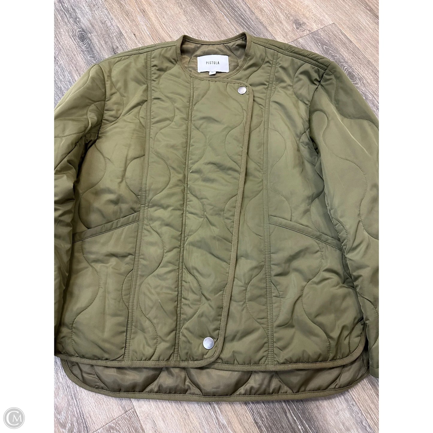 Jacket Puffer & Quilted By Pistola In Green, Size: Xs