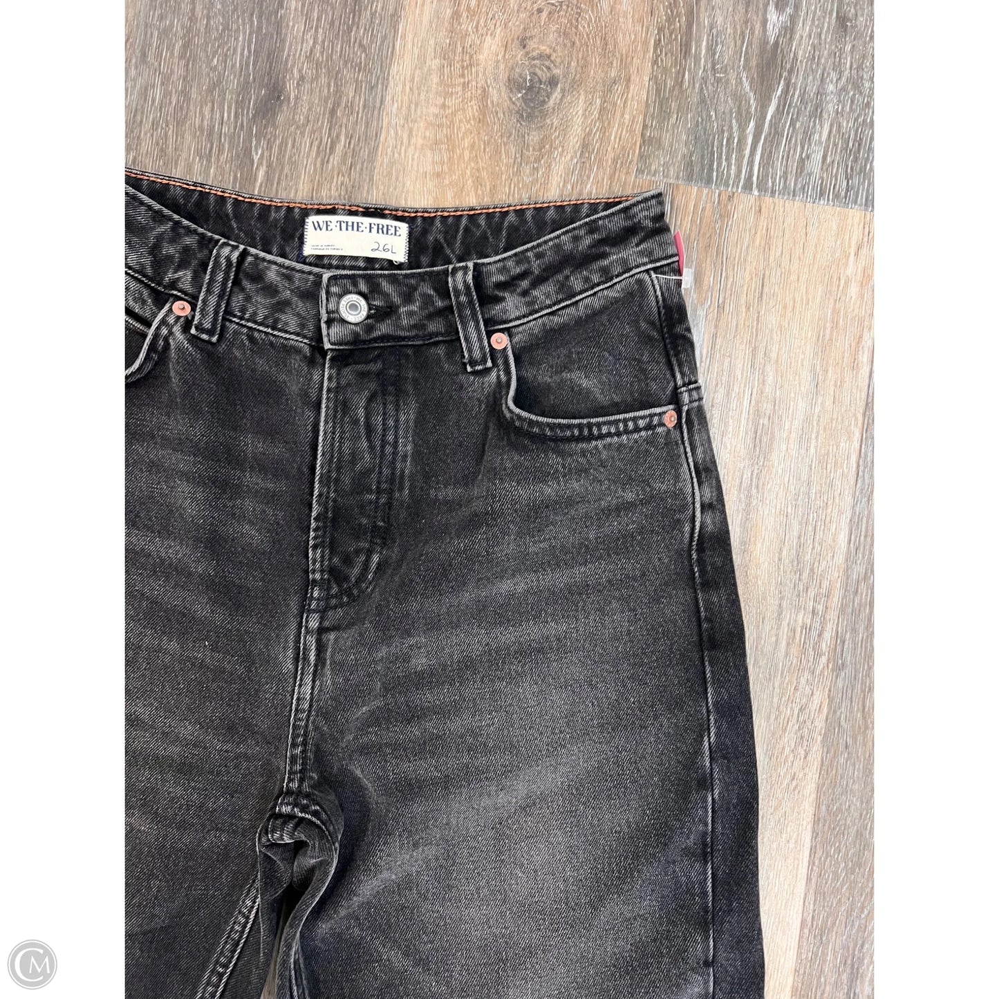 Jeans Boyfriend By We The Free In Black Denim, Size: 2l