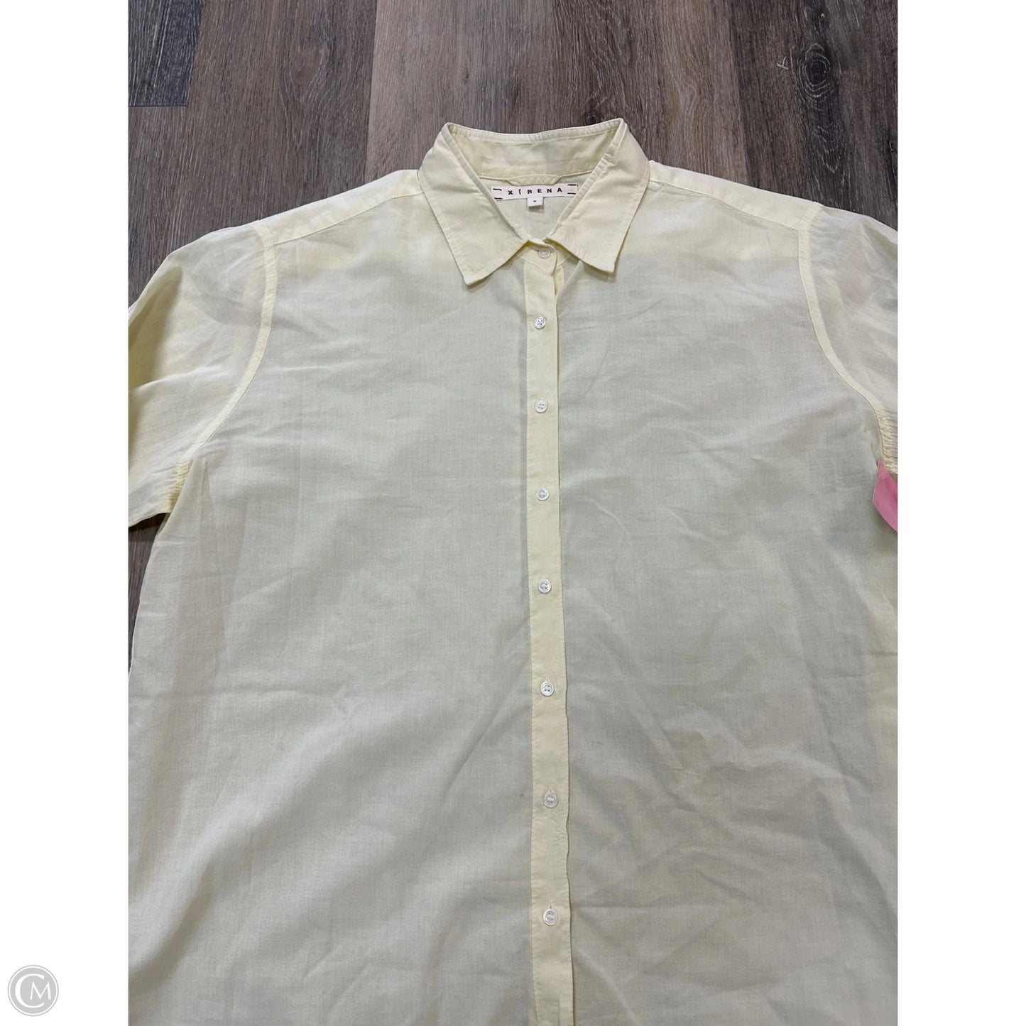 Blouse Long Sleeve By Xirena In Yellow, Size: S