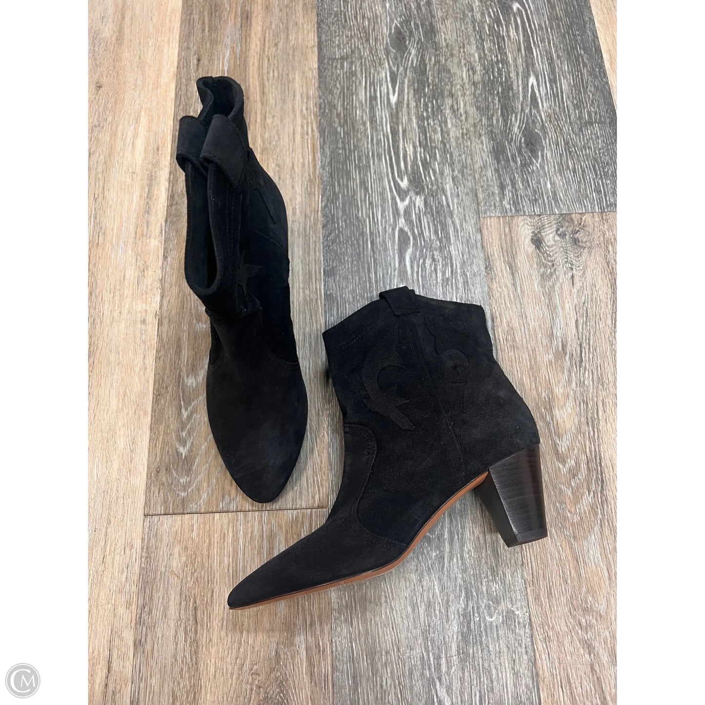 Boots Ankle Heels By BA&SH In Black, Size: 7.5