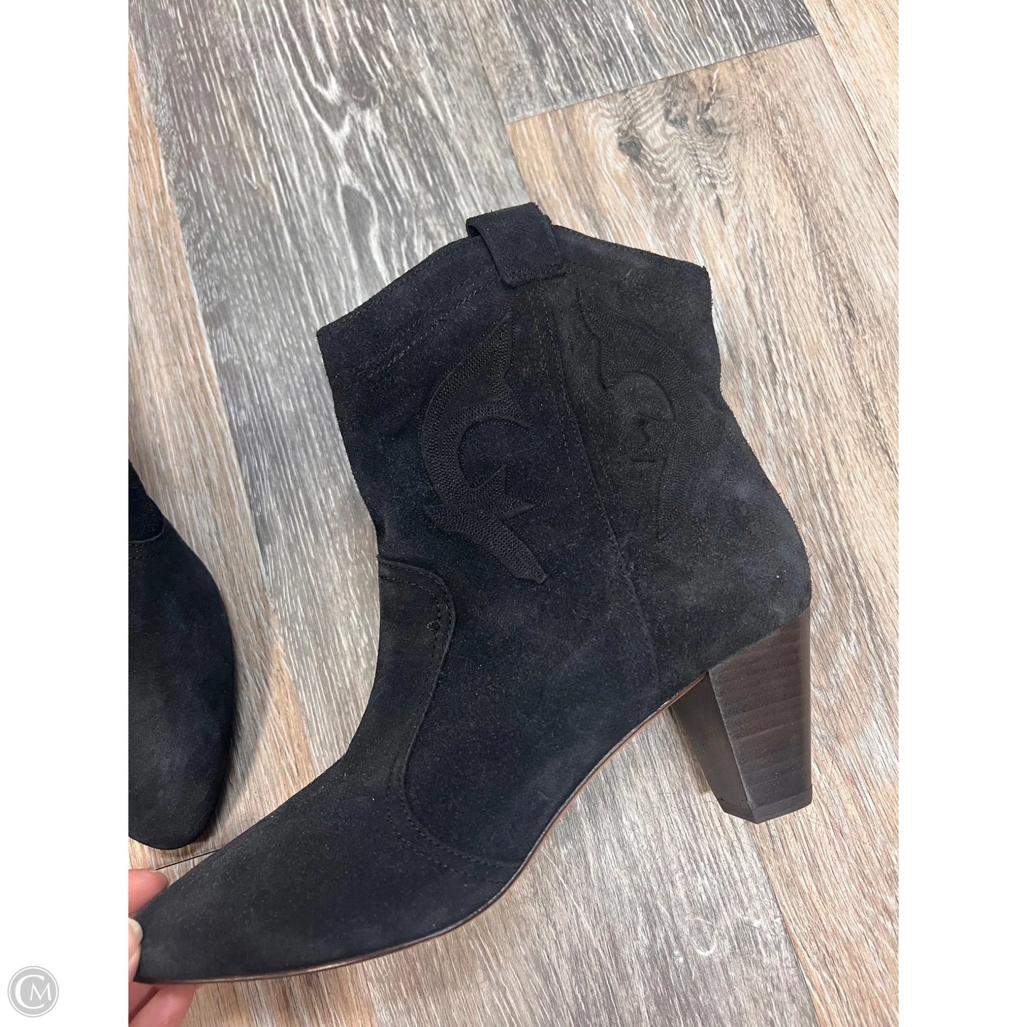 Boots Ankle Heels By BA&SH In Black, Size: 7.5
