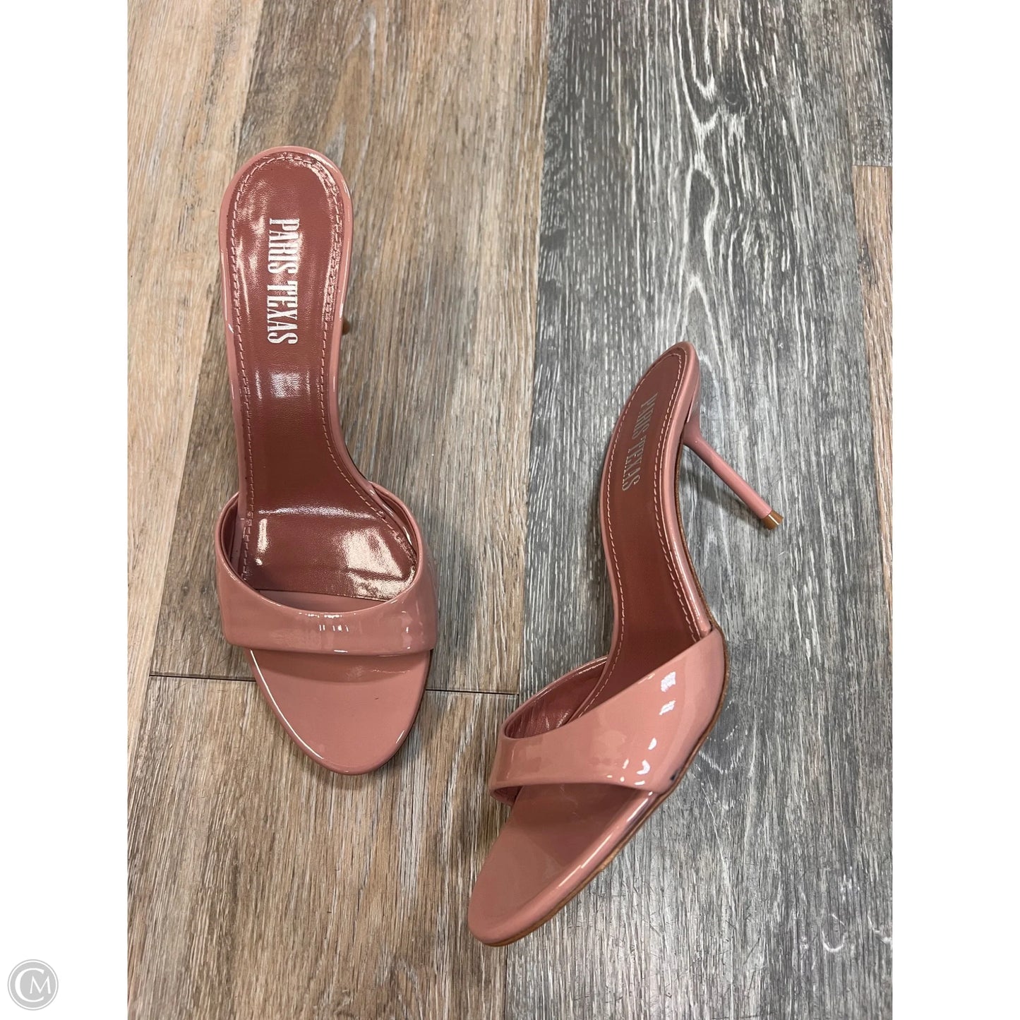 Designer Sandals Heels Stiletto By Paris Texas In Pink, Size: 7.5/37.5