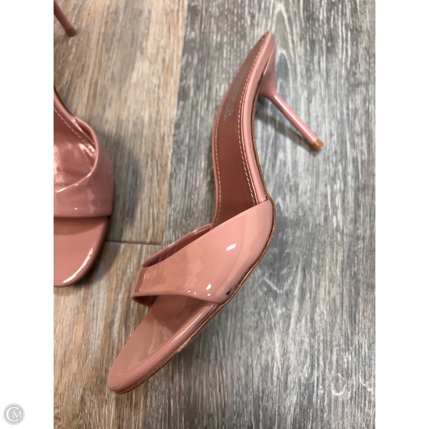 Designer Sandals Heels Stiletto By Paris Texas In Pink, Size: 7.5/37.5