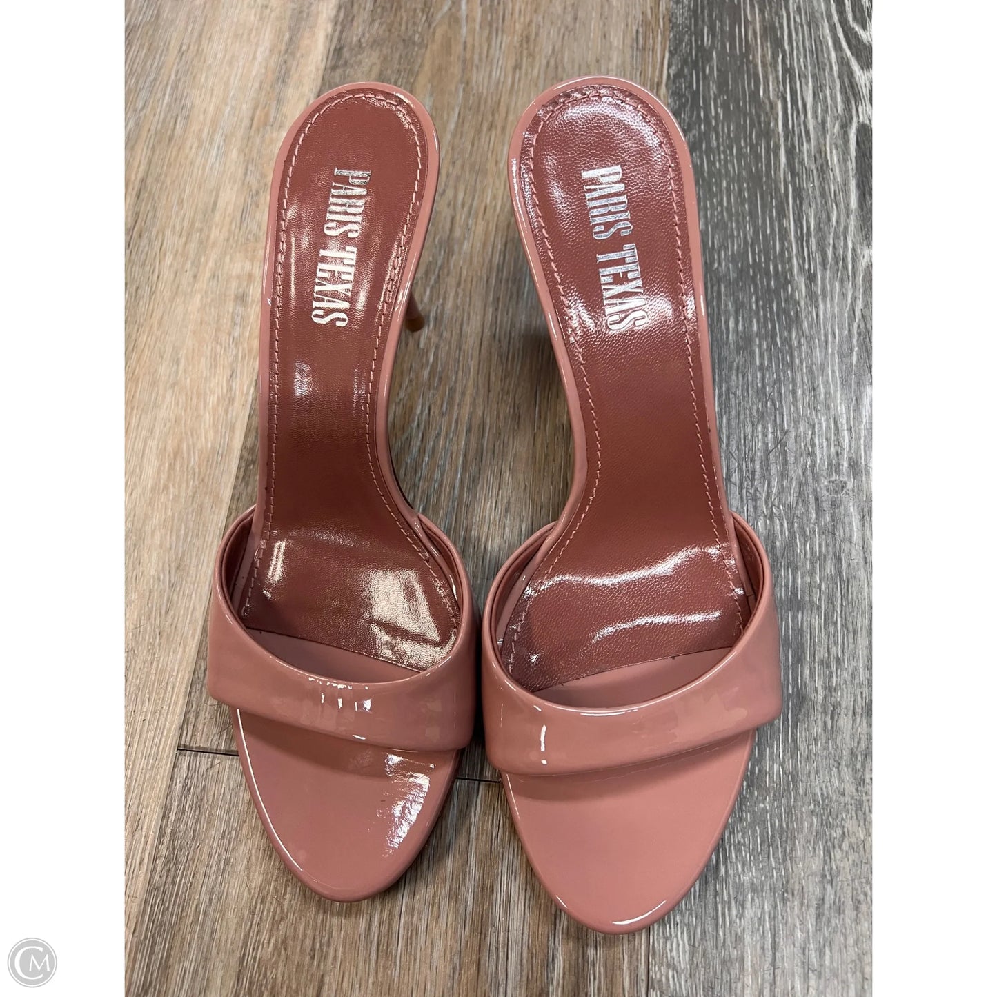 Designer Sandals Heels Stiletto By Paris Texas In Pink, Size: 7.5/37.5