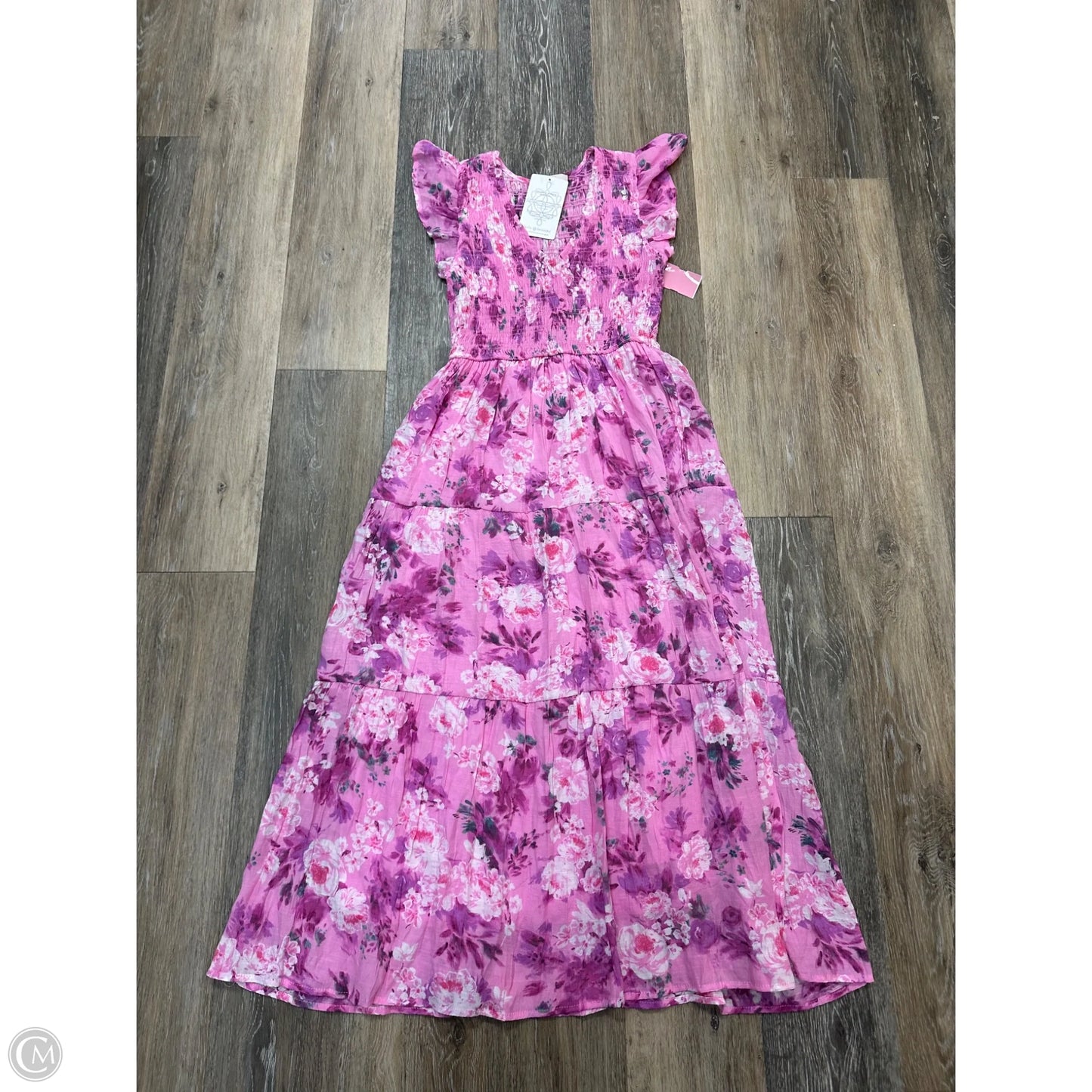 Dress Casual Maxi By Leela & Lavender In Floral Print, Size: S