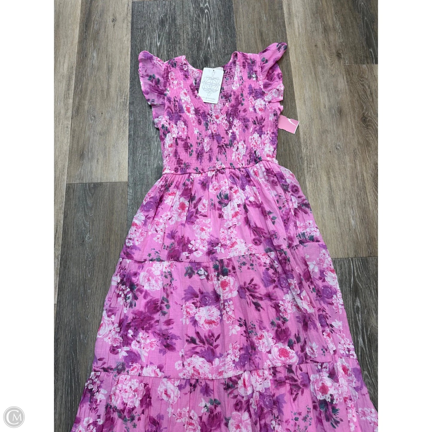 Dress Casual Maxi By Leela & Lavender In Floral Print, Size: S