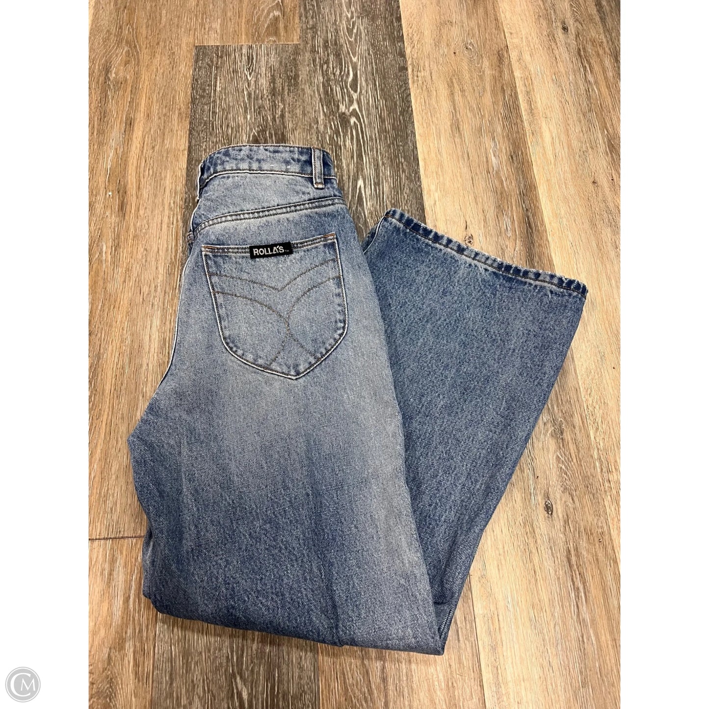 Jeans Wide Leg By Rollas In Blue Denim, Size: 2/26