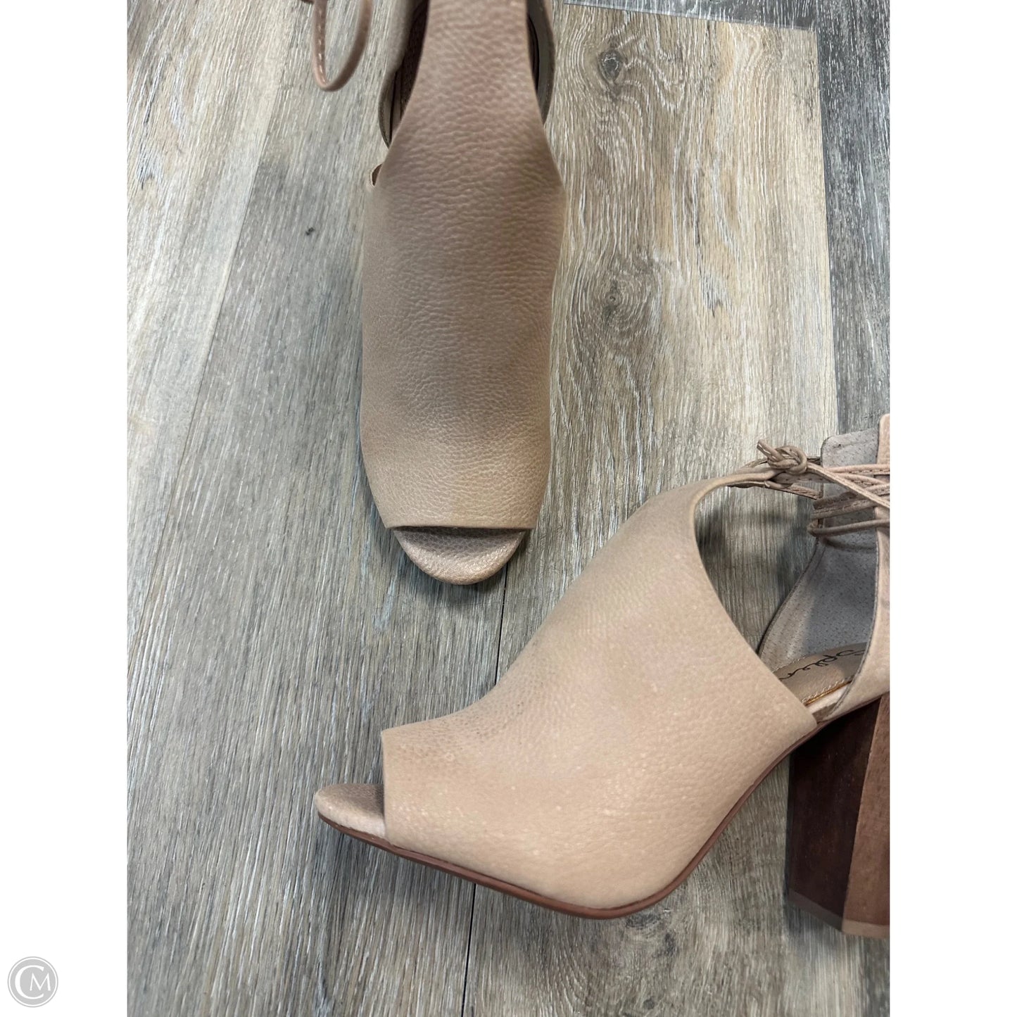 Shoes Heels Block By Splendid In Tan, Size: 8.5