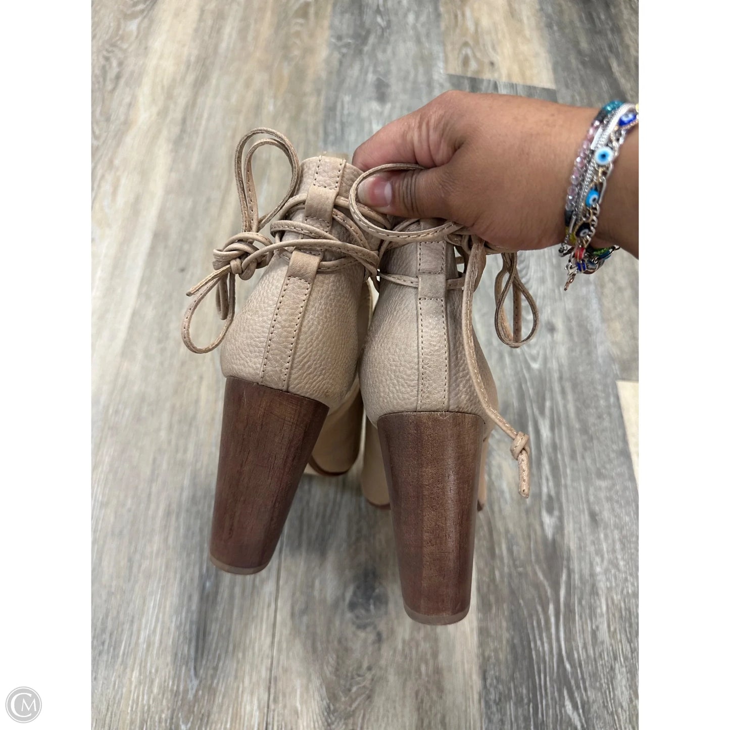 Shoes Heels Block By Splendid In Tan, Size: 8.5