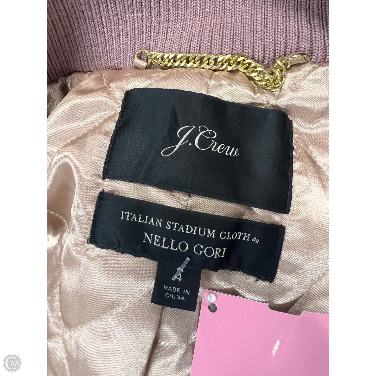 Coat Peacoat By J. Crew In Purple, Size: 4
