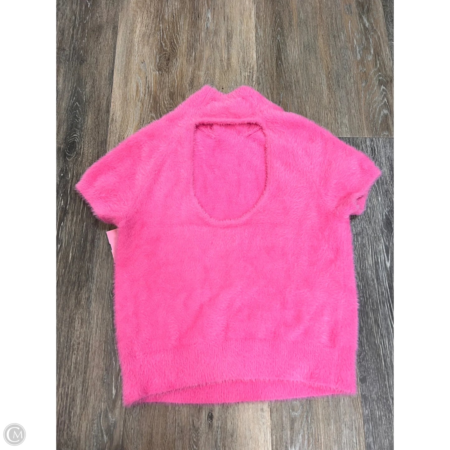 Sweater Short Sleeve By Maeve In Pink, Size: M