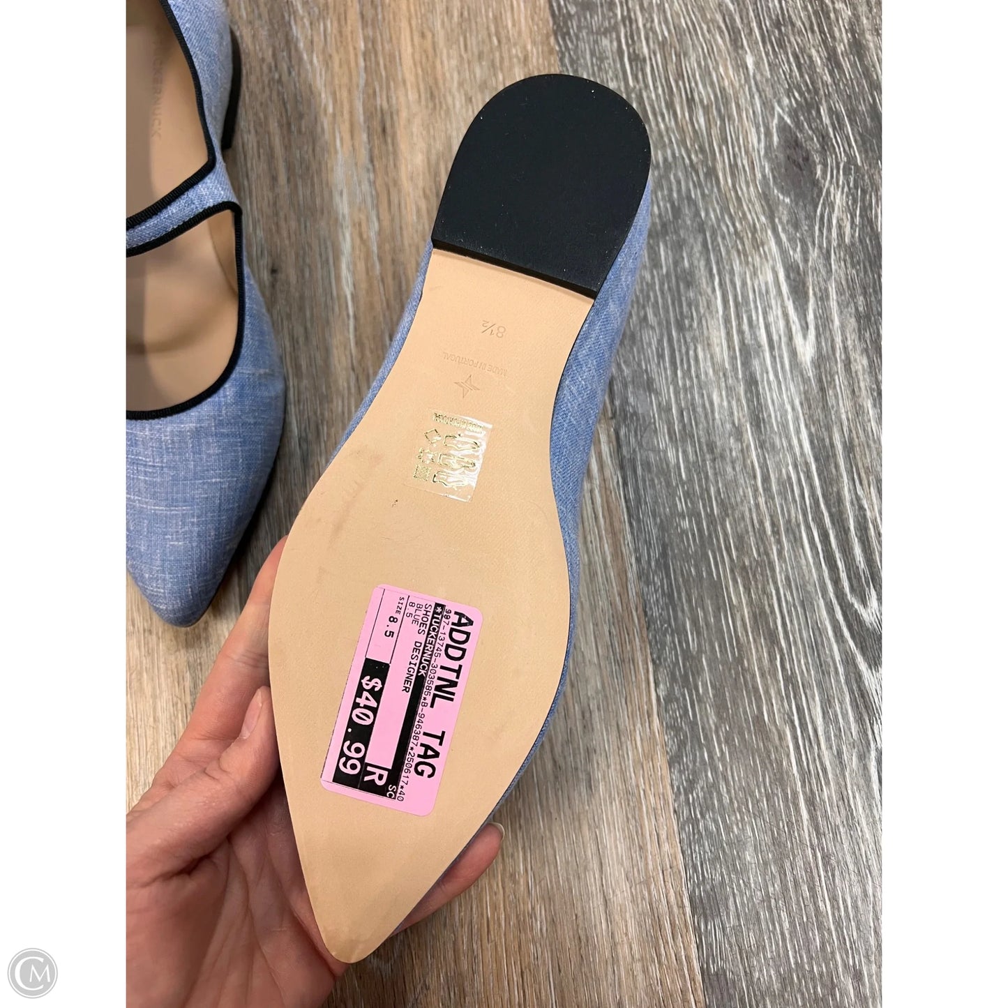 Shoes Designer By Tuckernuck In Blue, Size: 8.5