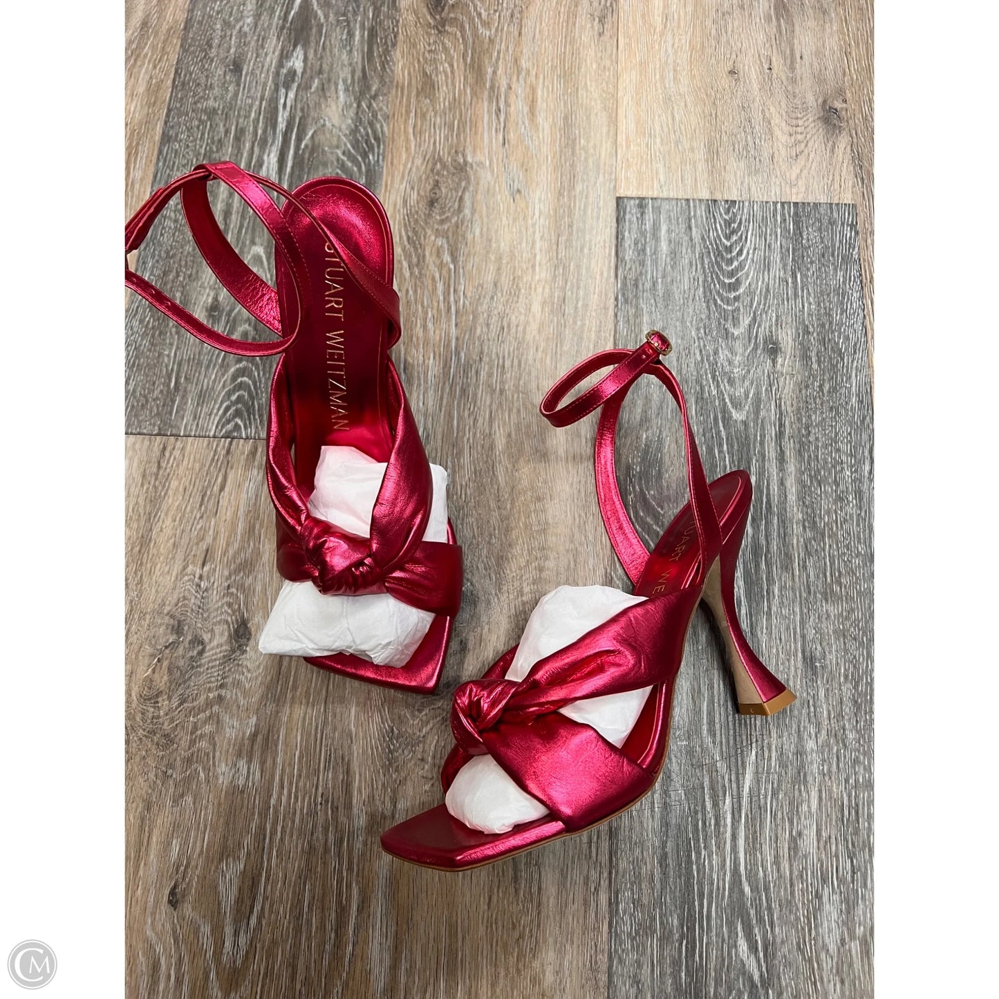 Sandals Designer By Stuart Weitzman In Pink, Size: 10