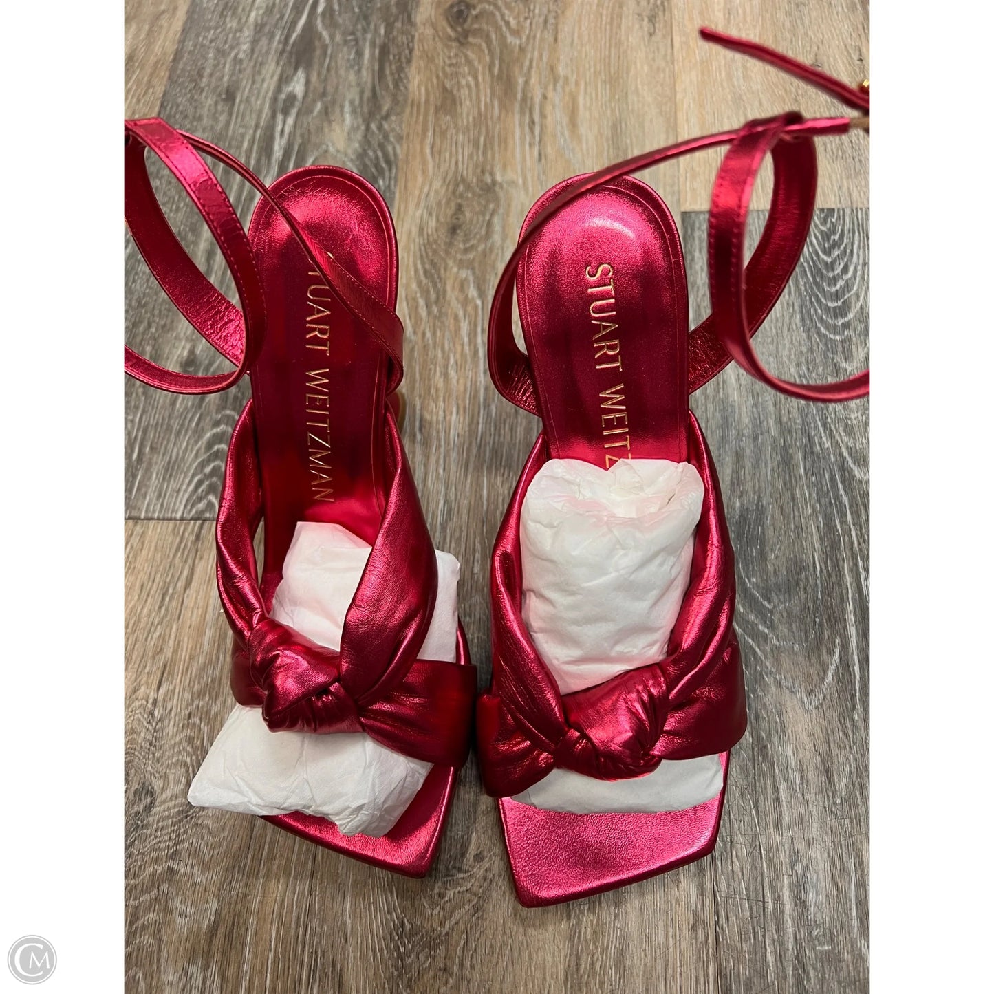 Sandals Designer By Stuart Weitzman In Pink, Size: 10