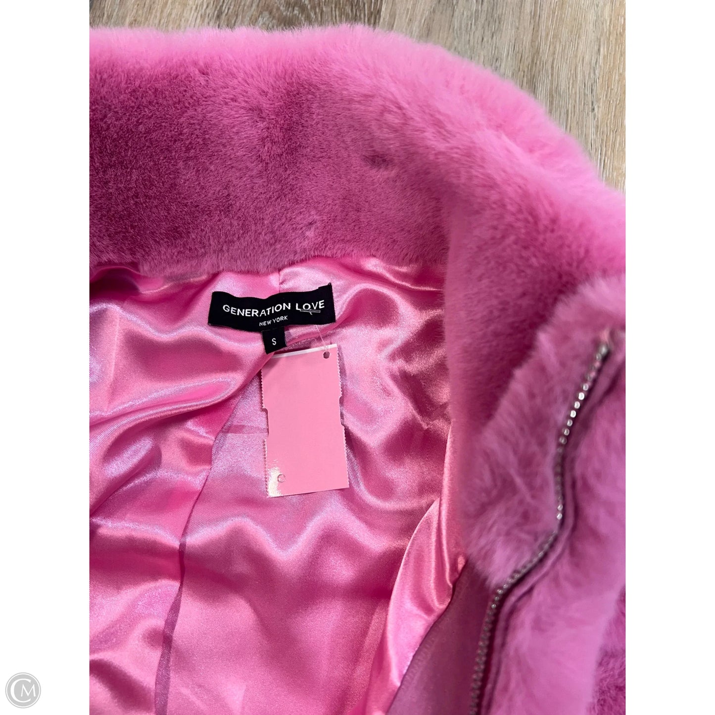 Coat Faux Fur & Sherpa By Generation Love In Pink, Size: S